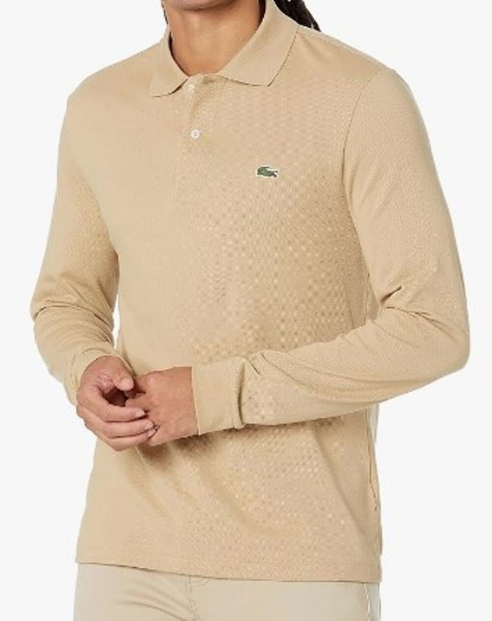 Lacoste Men's Classic Long Sleeve Pique Polo Shirt Viennois XXL